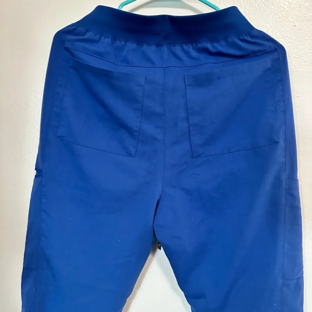 Fabletics Royal Blue Scrub Set S | Medical Uniform Two-Piece